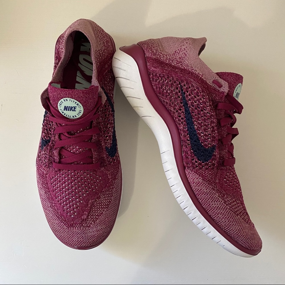Women’s Nike Raspberry Red Free RN Flyknit 2018